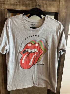 Rolling Stones 1975 US Tour Graphic Band Tee Women’s Medium Classic Rock